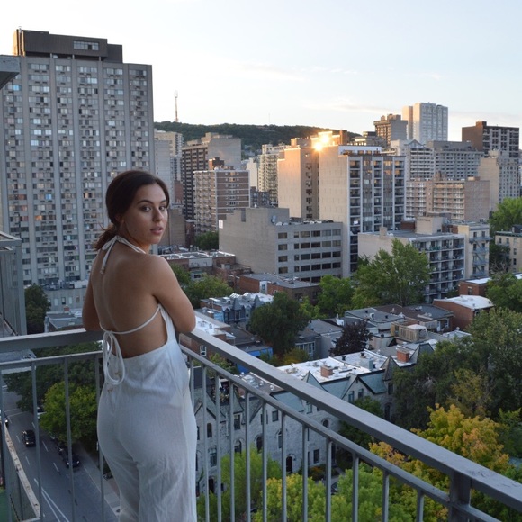 Free people white jumpsuit - Picture 4 of 4